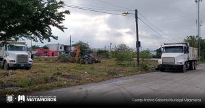 F 3 Realizan labores de limpieza en la colonia Del Bosque bajo instrucciones del Presidente Municipal Alberto Granados