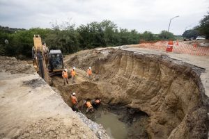 14 feb Z 2 Notable avance de obra de COMAPA SUR en el bordo de protección