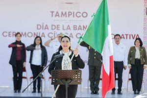 24 feb Z 1 Encabeza Mónica Villarreal Conmemoración del Día de la Bandera