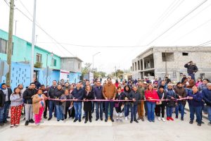 F 2 Inauguró Carlos Peña Ortiz pavimentación por más de 4