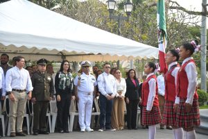 Z 2 Encabeza Mónica Villarreal CVIII Aniversario de la Constitución Mexicana