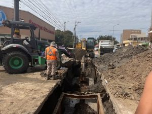 3 mar Z 1 Avanza obra de importante colector de COMAPA Sur en la zona norte de Tampico