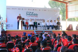 P 1 Ponen en marcha Américo y María jornadas “Vive Saludable, Vive Feliz”