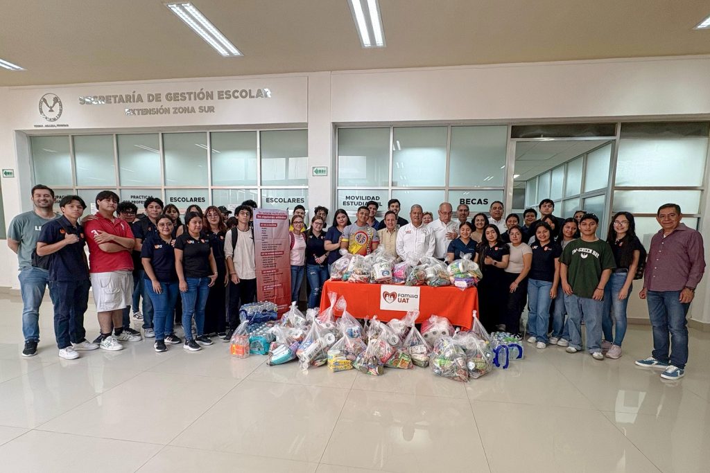 1 abr U 1 Envía la UAT víveres en apoyo a damnificados de Reynosa (1)