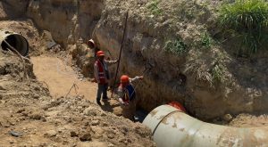 2 abr Z 2 Importante avance de obra de ampliación de red de agua potable
