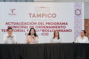 5 ago Z 3 Encabeza Mónica Villarreal Jornada de Planeación para la actualización del Programa Municipal de Ordenamiento Territorial y Desarrollo Urbano de Tampico