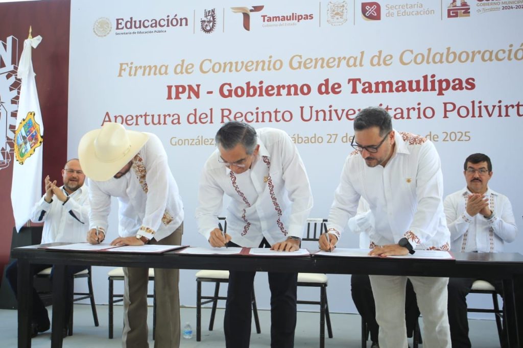 27 sep P 1 Tamaulipas y el IPN inauguran primer Recinto Universitario Polivirtual en México (1)