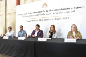 9 dic E 1 Realiza IETAM envío de material electoral de la elección judicial para su destrucción (1)