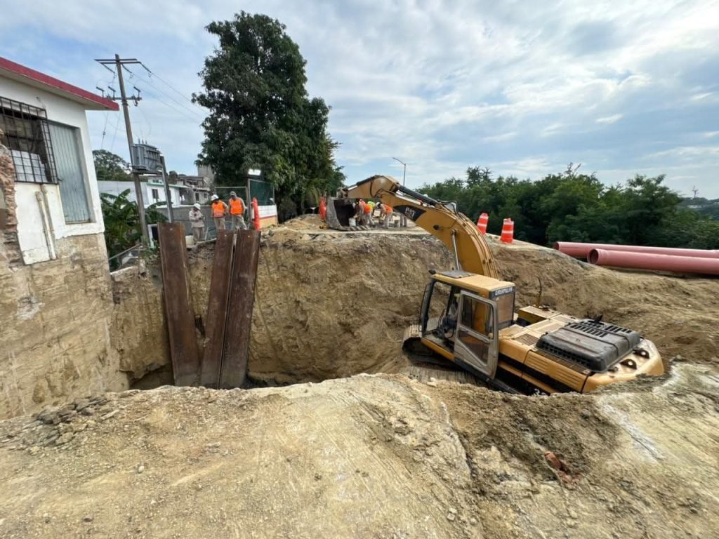 5 ene Z 1 Concluye COMAPA SUR etapa hidráulica en emisor pluvial de la colonia Cascajal