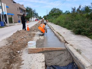 9 feb Z 1 Mejoran infraestructura sanitaria en la colonia Miramápolis de Ciudad Madero