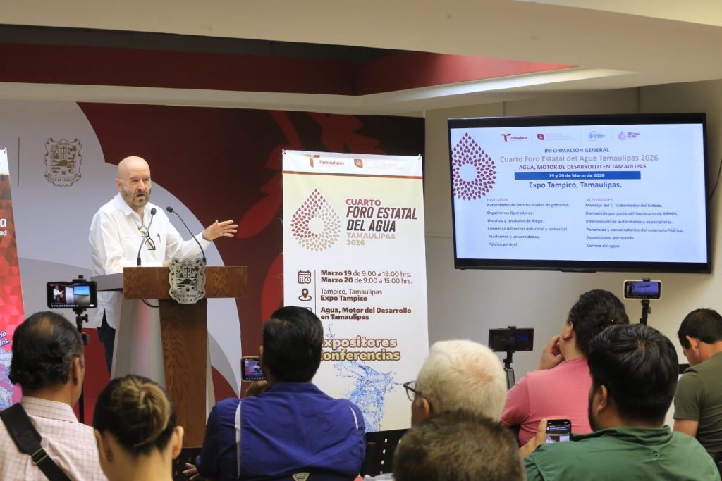 16 mar Z 1 Tampico será punto de encuentro del Cuarto Foro Estatal del Agua Tamaulipas 2026