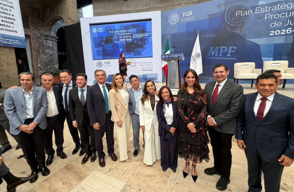 17 abr P 1 Asiste Américo Villarreal a la presentación del Plan Estratégico de Procuración de Justicia 2026-2029