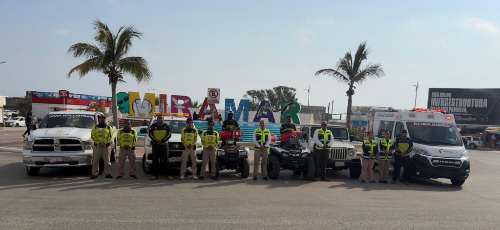 3 abr E 1 Refuerza Protección Civil Tamaulipas operativo de atención y seguridad en Playa Miramar durante periodo vacacional