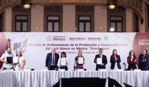 20 may N 1 Presidenta firma acuerdo para la creación del Sistema de Ordenamiento de la Producción y Comercialización del maíz blanco