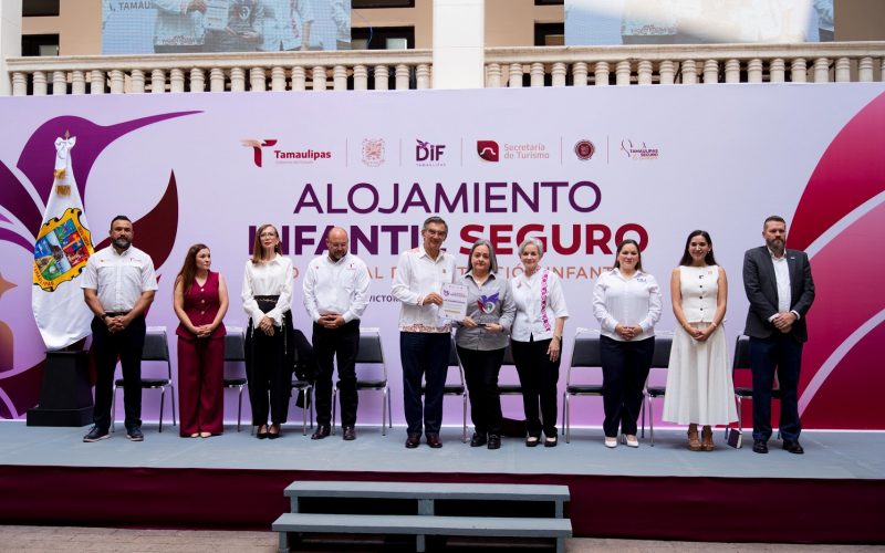 1 jun P 1 Ponen en marcha Américo y María Villarreal Alojamiento Infantil Seguro y reafirman protección a la niñez tamaulipeca